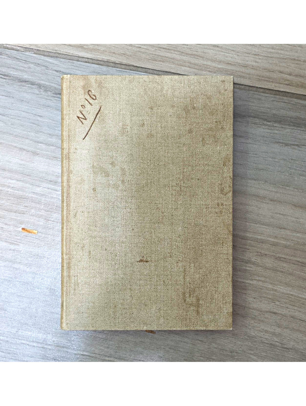 French Handwritten Manuscript Sketchbook Illustrated Hardcover Original